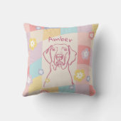 ウェマスタイリッシュラナーシンプルドカラフルッグ クッション (裏面)