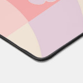 ウェマスタイリッシュラナーシンプルドカラフルッグ デスクマット (コーナー)