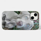 ウェマパーソナライズされたラナードッグ – ブルックリンズガーデン Case-Mate iPhoneケース (裏面 (横))
