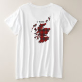 ウェミスクランウィメンズ プラスサイズTシャツ (デザイン裏面)