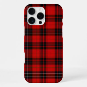ウェミスタータンチェックレッドブラックプレイド iPhone 16 PRO MAXケース