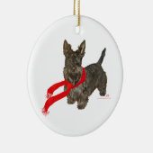 ウェムスカーフのウィンタースコットランド セラミックオーナメント (右)