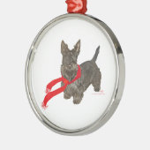 ウェムスカーフのウィンタースコットランド メタルオーナメント (左)