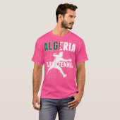 ウェメンズアルジェリア卓球ファンジャージアルジェリアF Tシャツ (正面フル)