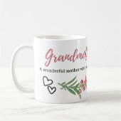 ウェラブユーおばあちゃん引用文写真 コーヒーマグカップ (左)