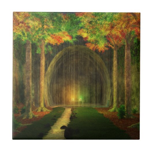 ウェリングホール 装飾タイル / トリベット (正面)