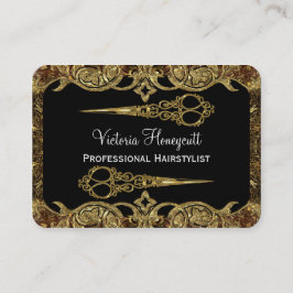 ウェリントンの二重はさみの専門のスタイル 名刺