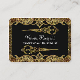 ウェリントンの二重はさみの専門のスタイル 名刺