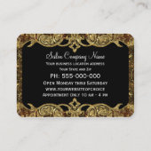 ウェリントンの二重はさみの専門のスタイル 名刺 (裏面)