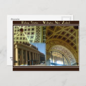 ウェリントンの駅-ニュージーランド。 ポストカード (正面/裏面)