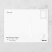 ウェリントンの駅-ニュージーランド。 ポストカード (裏面)