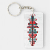 ウェリントンニュージーランドスカイライン キーホルダー (正面)