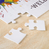 ウェリントンニュージーランドスカイライン ジグソーパズル (側面)