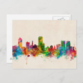 ウェリントンニュージーランドスカイライン ポストカード (正面/裏面)