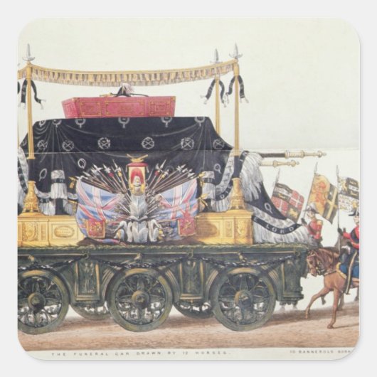 ウェリントン公の葬儀車, 1853 スクエアシール (正面)