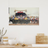 ウェリントン公の葬儀車, 1853 ポスター (キッチン)