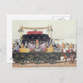 ウェリントン公の葬儀車, 1853 ポストカード (正面/裏面)