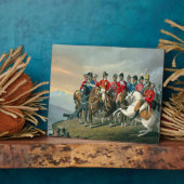 ウェリントン公爵と彼のスタッフが横切る フォトプラーク (側面)