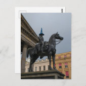 ウェリントン公爵像グラスゴーはがき ポストカード (正面/裏面)