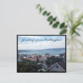 ウェリントン港の挨拶 ポストカード (スタンド正面)