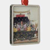 ウェリントン1853年の公爵の葬儀の車 メタルオーナメント (右)