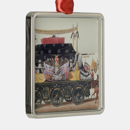 ウェリントン1853年の公爵の葬儀の車 メタルオーナメント (右)