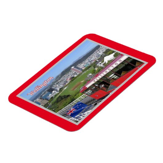 ウェリントン – ケーブルカー – ニュージーランド –  マグネット (左側)