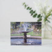 ウェリントン・ニュージーランドからの挨拶 ポストカード (スタンド正面)