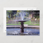 ウェリントン・ニュージーランドからの挨拶 ポストカード (正面/裏面)