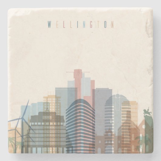 ウェリントン、ニュージーランド|都市スカイライン ストーンコースター (正面)