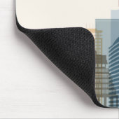 ウェリントン、ニュージーランド|都市スカイライン マウスパッド (コーナー)