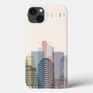 ウェリントン、ニュージーランド 都市スカイライン iPhone 13ケース