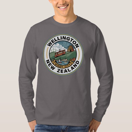 ウェリントン ニュージーランド Tシャツ (正面)
