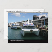 ウェリントンN.Z.フェリーターミナル ポストカード (正面/裏面)