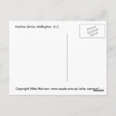 ウェリントンN.Z.フェリーターミナル ポストカード (裏面)