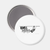 ウェルつる（楕円体） マグネット (正面/裏面)