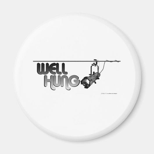 ウェルつる（楕円体） マグネット (正面)