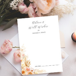 ウェルウィッシュとアドバイスカードピーチ、クリームフローラ アドバイスカード