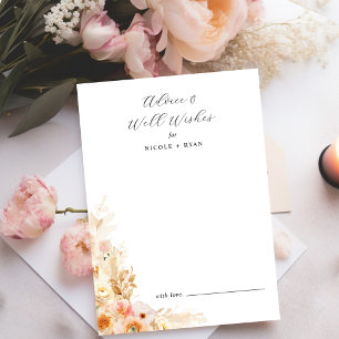 ウェルウィッシュとアドバイスカードピーチ、クリームフローラ アドバイスカード