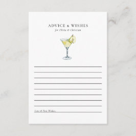 ウェルウィッシュブライダルシャワーアドバイスカード アドバイスカード