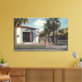 ウェルウッド壁画記念図書館の見解 キャンバスプリント (インサイチュ (リビング))