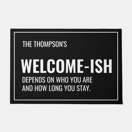 ウェルカムおもしろいドアマット ドアマット (正面)