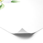 ウェルカムアップルブロッサムブライダルシャワーパーソナライズド ポスター (コーナー)