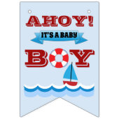 ウェルカムアボードのバンティングバナー バンティングフラッグ (第1の旗)