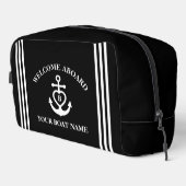 ウェルカムアボードハートいかりボート名モノグラム ドップキット (右コーナー)