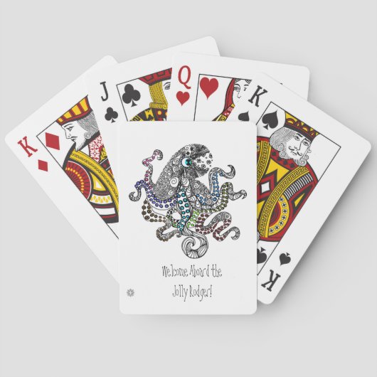 ウェルカムアボードフローララインデザインタコ トランプ (裏面)