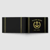 ウェルカムアボードボートネームいかりローレルスター ゲストブック (全面)