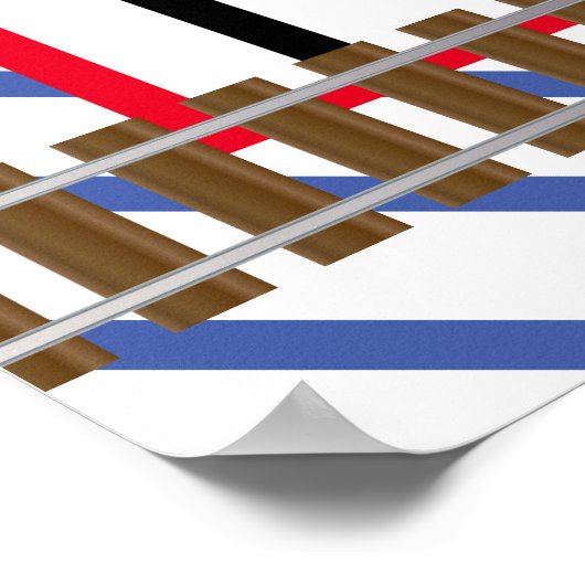 ウェルカムアボード第5誕生日表現列車 ポスター (角)