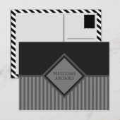 ウェルカムアボード(diamondStriped) ポストカード (正面/裏面)
