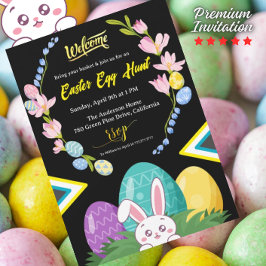 ウェルカムイースターエッグ狩りとバニー&フローラDegien 招待状